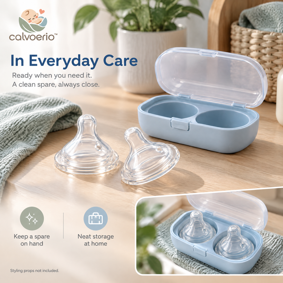 calvoerio™ Natural-Flow Replacement Bottle Nipples — product image 07