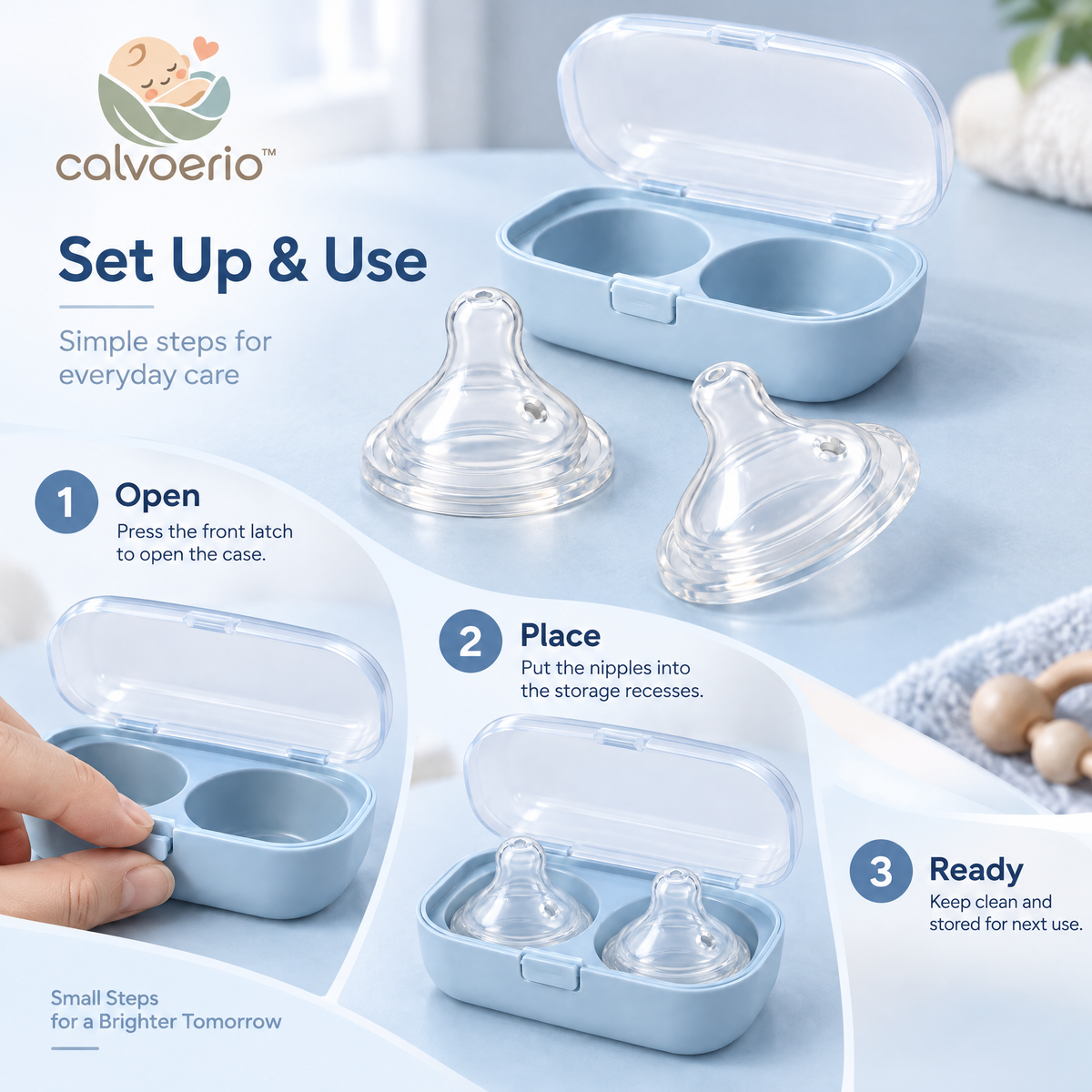 calvoerio™ Natural-Flow Replacement Bottle Nipples — product image 08