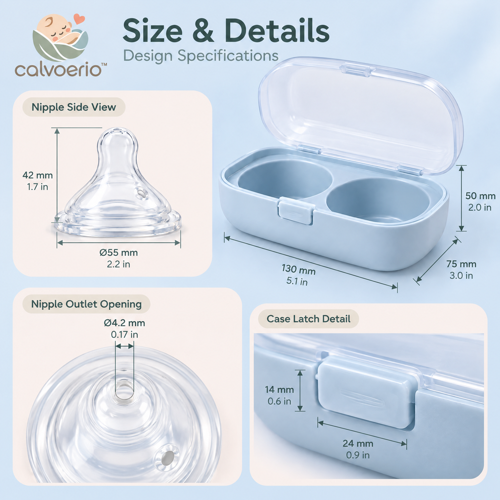 calvoerio™ Natural-Flow Replacement Bottle Nipples — product image 10