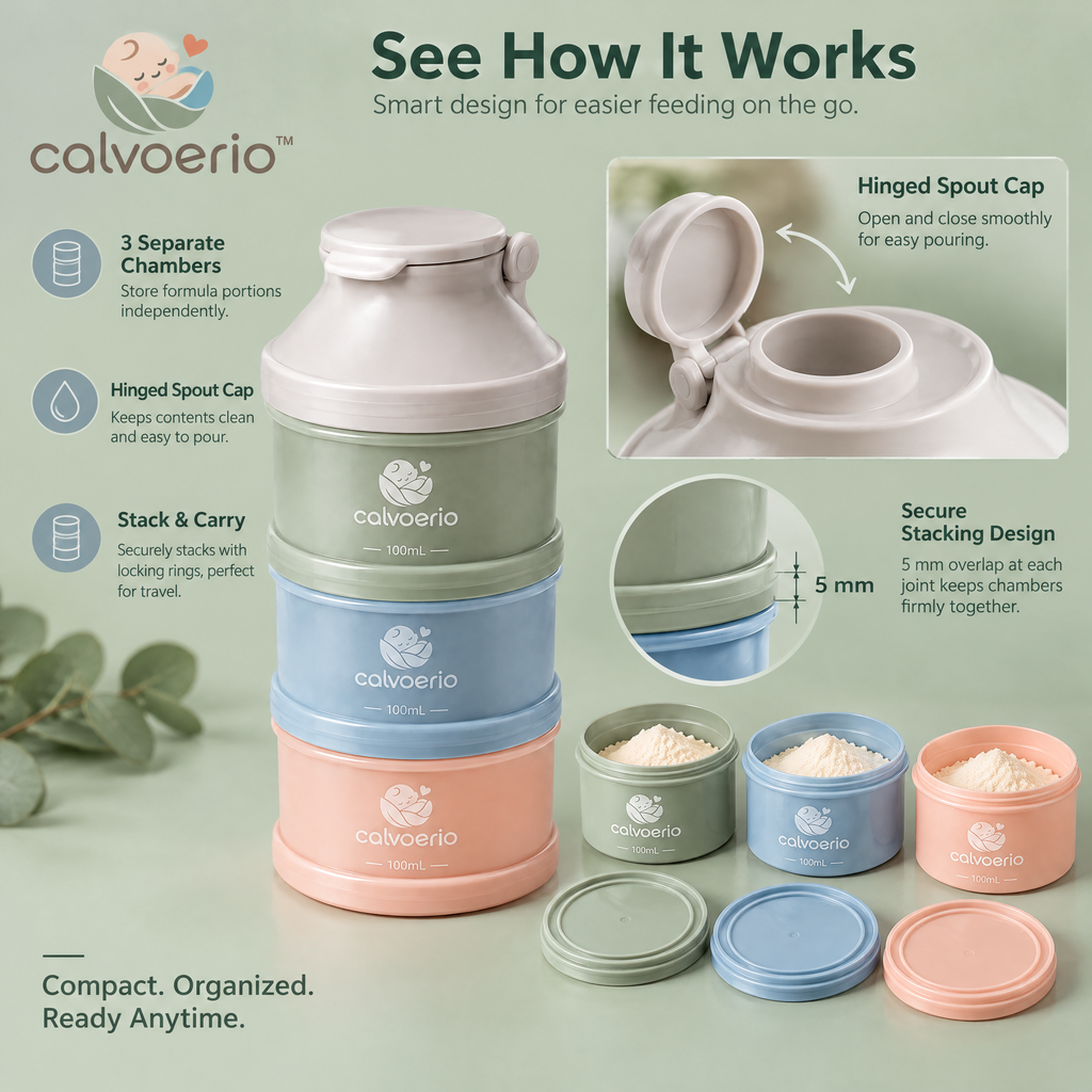 calvoerio™ Portable Baby Formula Dispenser — product image 05
