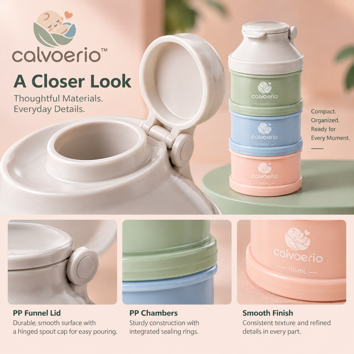 calvoerio™ Portable Baby Formula Dispenser — product image 06