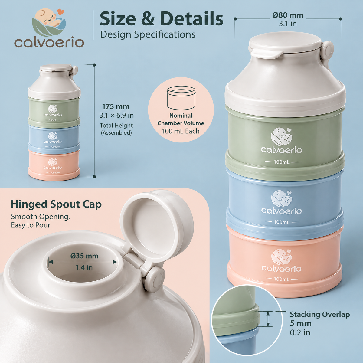 calvoerio™ Portable Baby Formula Dispenser — product image 10