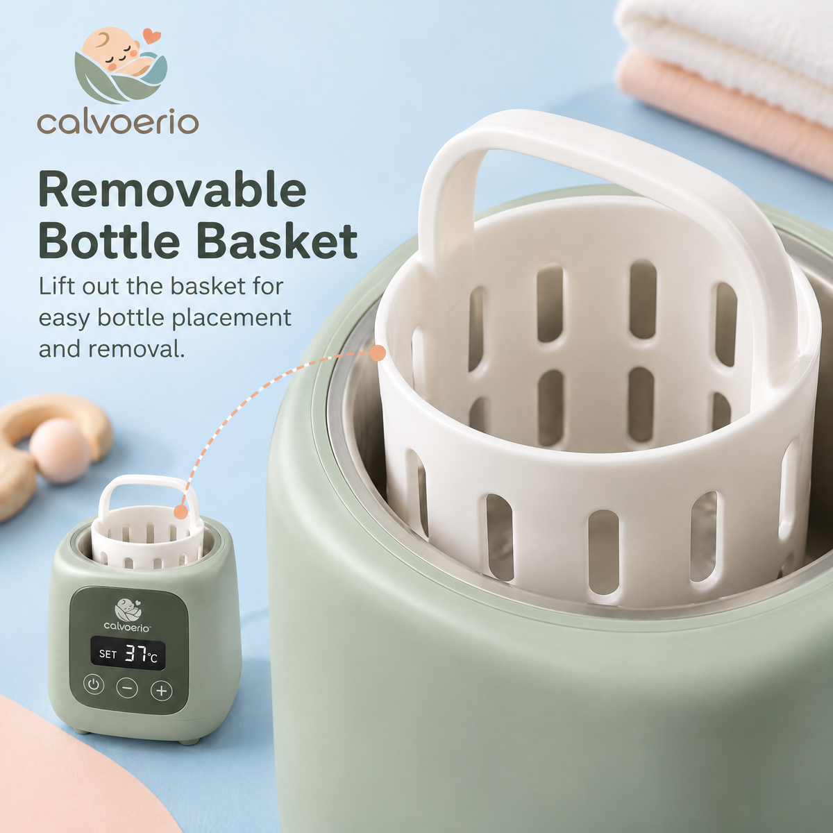 calvoerio™ Digital Baby Bottle Warmer — product image 04