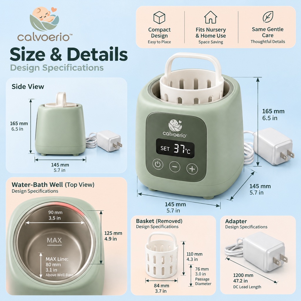 calvoerio™ Digital Baby Bottle Warmer — product image 10