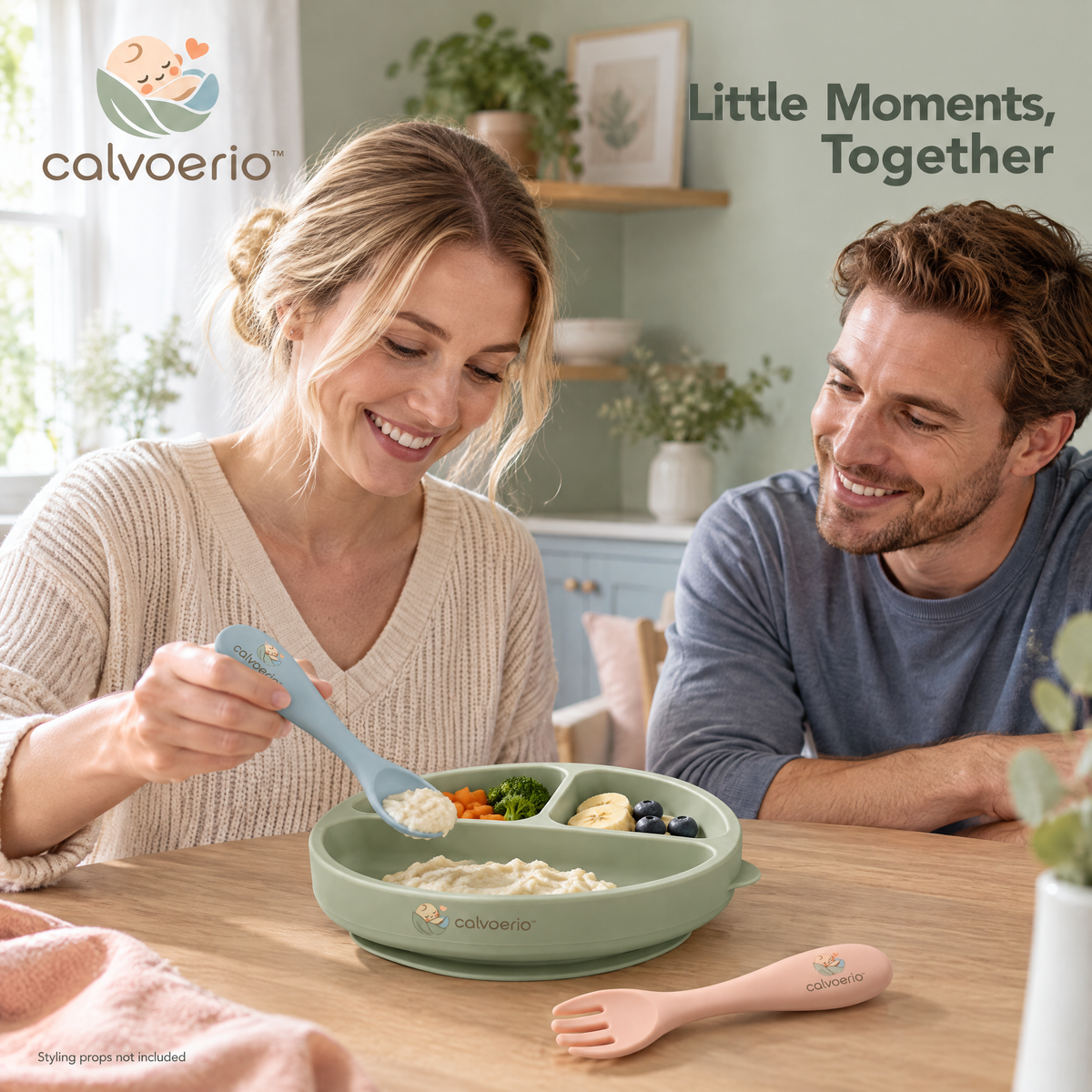 calvoerio™ Suction Silicone Baby Feeding Plate Set — product image 11