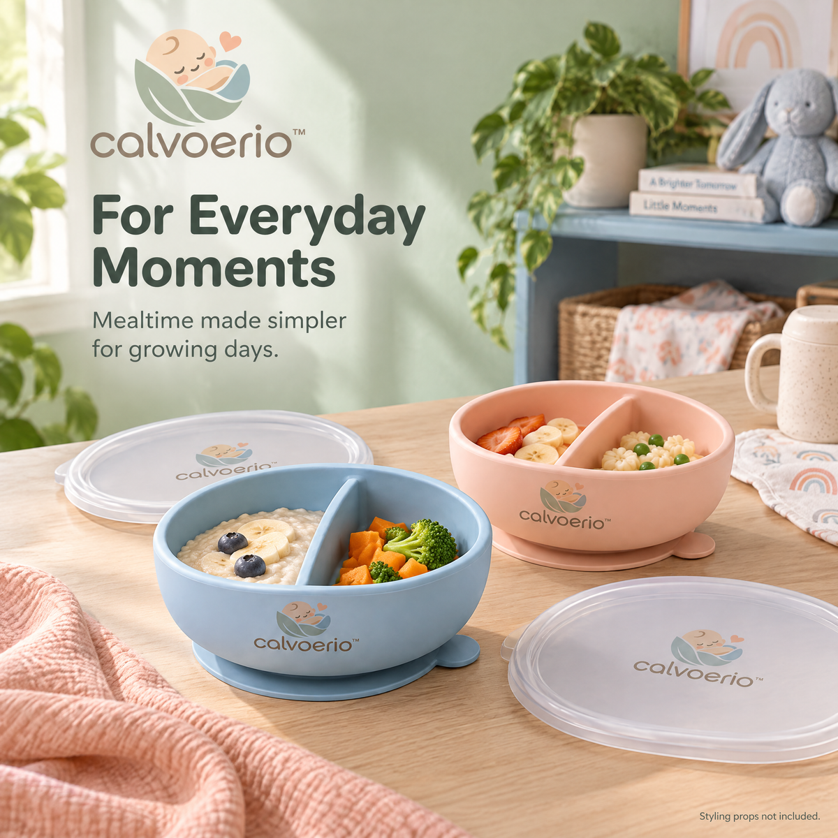 calvoerio™ Divided Baby Suction Bowl Set — product image 03