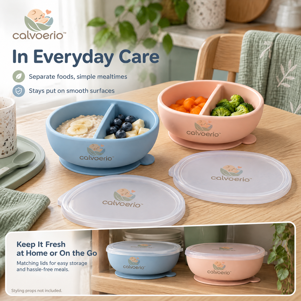 calvoerio™ Divided Baby Suction Bowl Set — product image 07