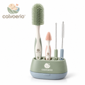 calvoerio™ Ergonomic Baby Bottle Cleaning Brush Set on a white background