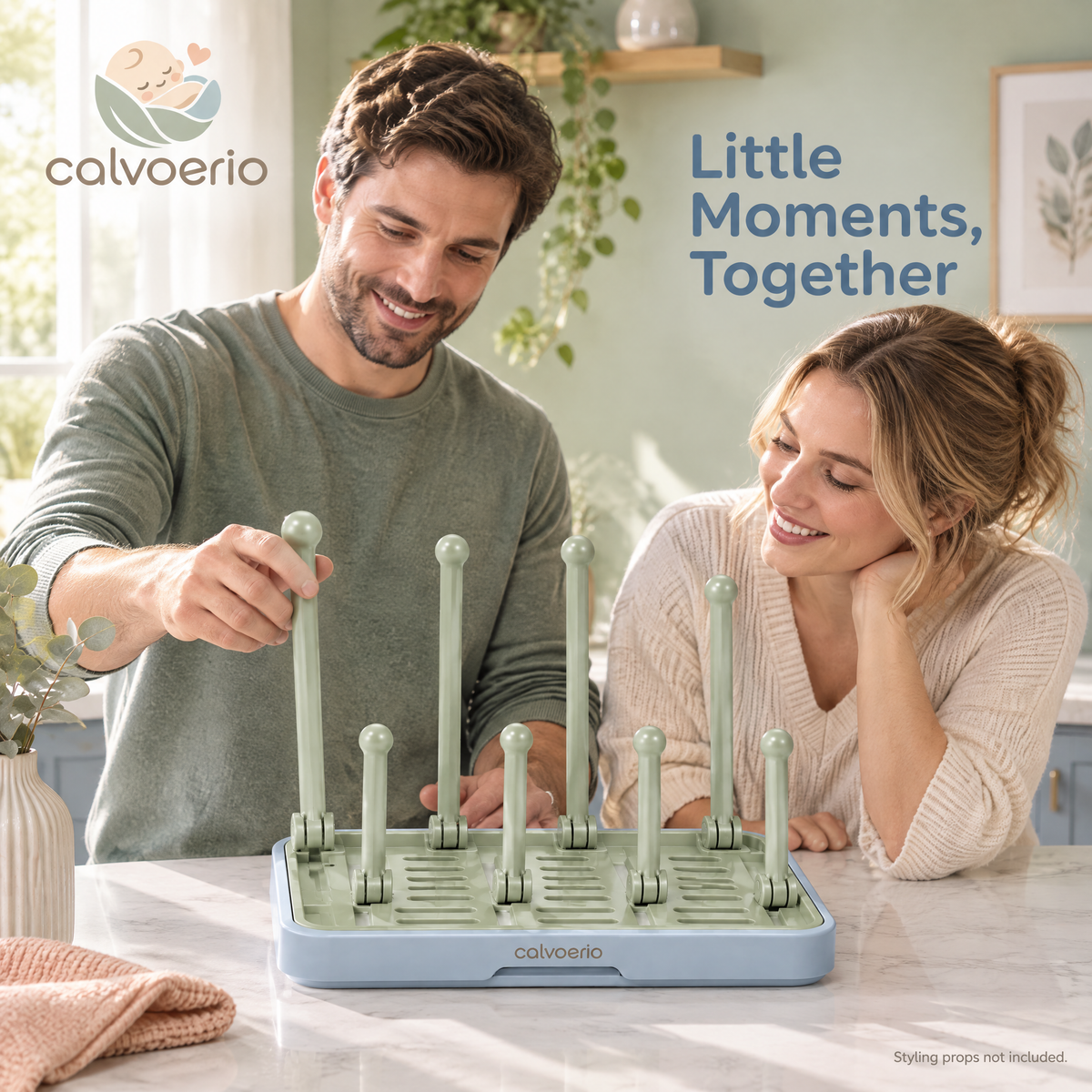 calvoerio™ Foldable Baby Bottle Drying Rack — product image 11