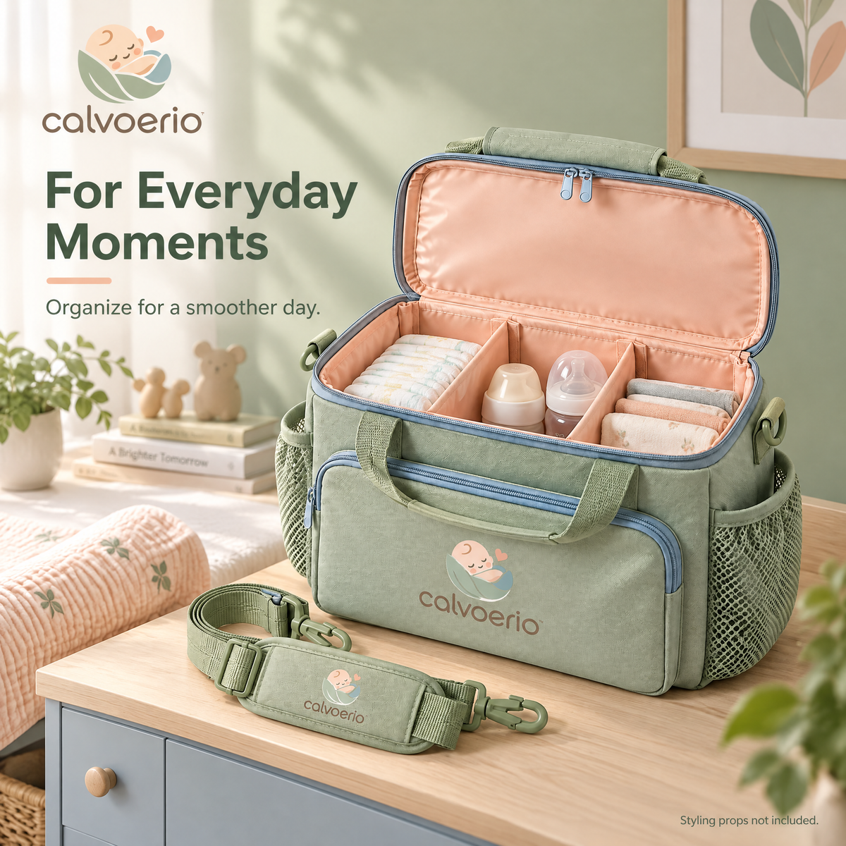 calvoerio™ Portable Baby Feeding Organizer Bag — product image 03