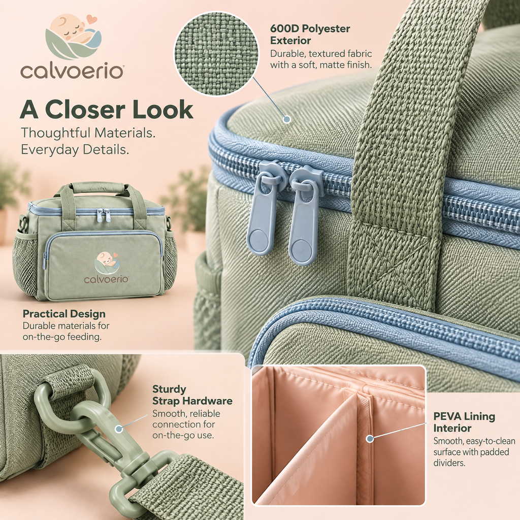 calvoerio™ Portable Baby Feeding Organizer Bag — product image 06