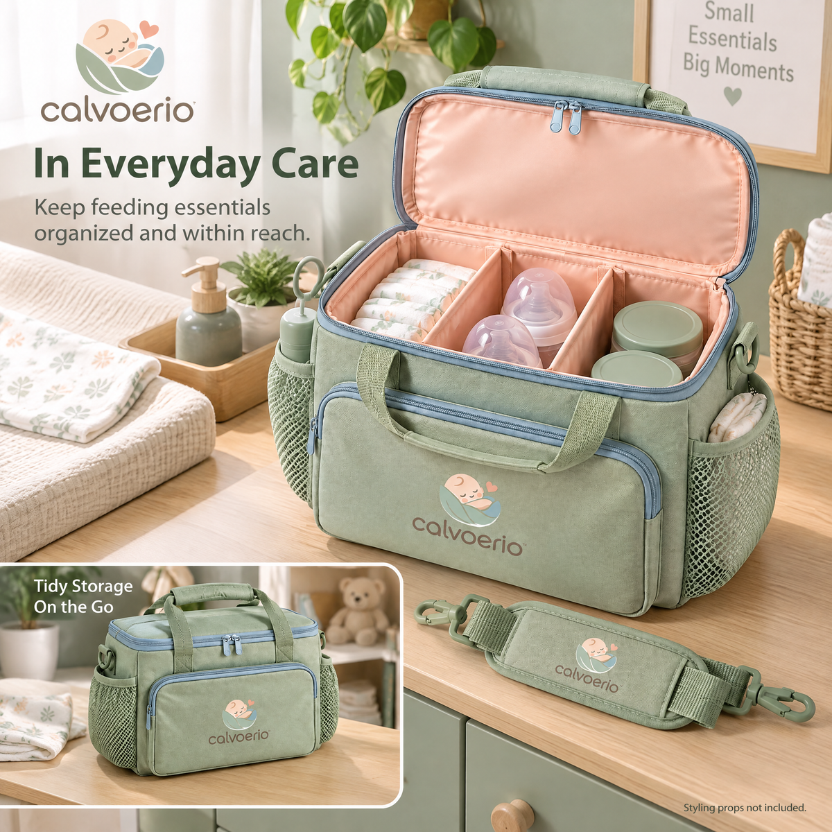 calvoerio™ Portable Baby Feeding Organizer Bag — product image 07