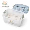 calvoerio™ Compact Baby Bottle Storage Container on a white background
